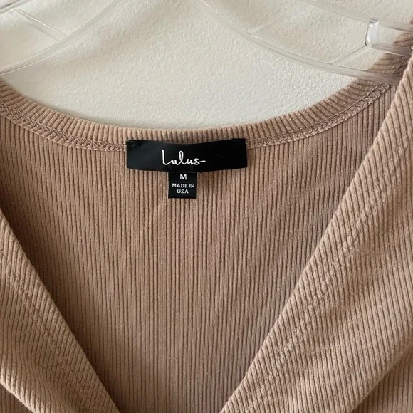 Lulus maxi nude dress - Picture 3 of 5